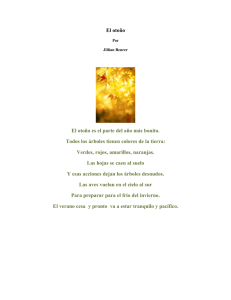 El otoño El otoño es el parte del año más bonito. Todos los árboles