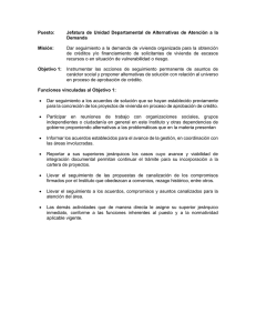 Puesto: Jefatura de Unidad Departamental de Alternativas de