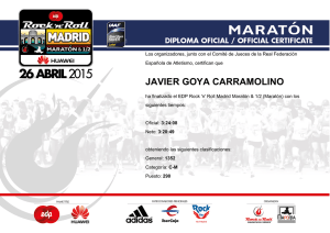 Diploma de JAVIER GOYA CARRAMOLINO