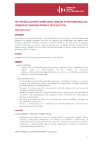 PRL PARA INSTALACIONES, REPARACIONES, MONTAJES