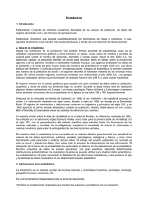 Estadística (monografía general)