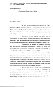 Banco Suquia S.A. - Gran Concurso Preventivo Juicio Atraido Ponce
