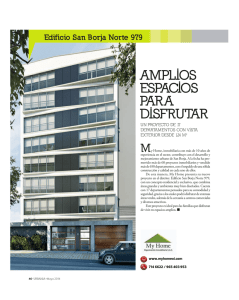 AMplios espAcios pArA disfrutAr