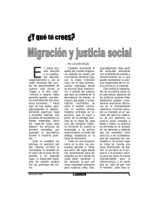 Migración y Justicia Social: Un Análisis Crítico