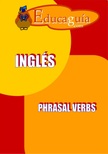 PHRASAL VERBS © educaguia - Educaguía