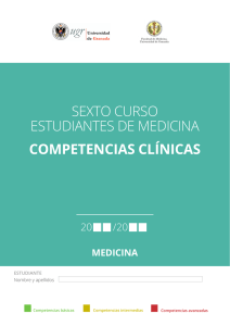 sexto curso estudiantes de medicina competencias clínicas