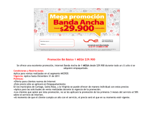 Promoción BA Básico 1 MEGA Empresas