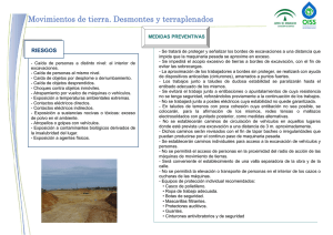 Movimientos de tierra. Desmontes y terraplenados
