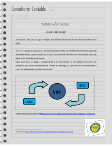 Nota de clase 4: ¿Y qué es eso de IFRS?