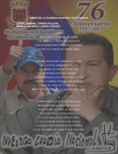 Himno de la Guardia Nacional Bolivariana | Letra y Música