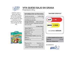 VITA QUESO BAJO EN GRASA