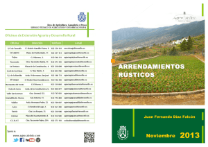 ARRENDAMIENTOS RÚSTICO SS