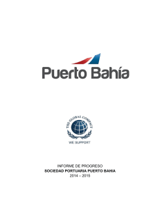 Informe de Progreso SPPB 2014-2015: Puerto Bahía