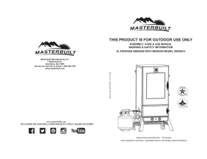 THIS PRODUCT IS FOR OUTDOOR USE ONLY