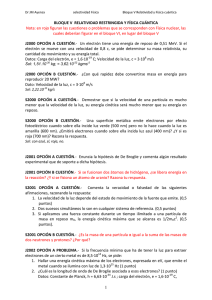 1 BLOQUE V RELATIVIDAD RESTRINGIDA Y