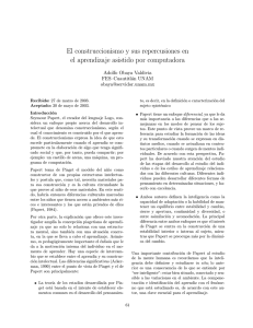El construccionismo y sus repercusiones en el aprendizaje - UAM-I