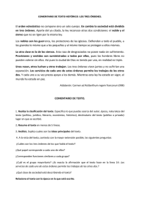 El orden eclesiástico no compone sino un solo cuerpo. En cambio la