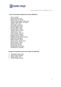lista alumnado admitido y reservas
