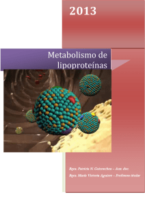 Metabolismo de lipoproteínas