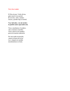 El Dios de paz, Verbo divino, quiso nacer en un portal. Él es la luz