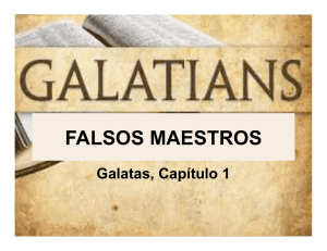 falsos maestros - Templo Victoria