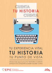 Ahora más que nunca TU HISTORIA CUENTA porque si la