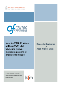 No más VAN: El Value at Risk (VaR) del VAN