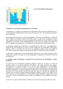 Climograma: Análisis de Clima de Montaña Mediterráneo