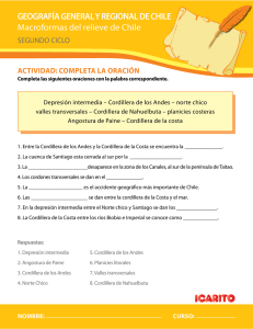 Macroformas del relieve de Chile