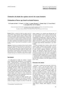 Estimativa da idade dos equinos através do exame dentário