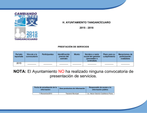 NOTA: El Ayuntamiento NO ha realizado ninguna convocatoria de