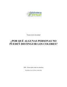 ¿POR QUÉ ALGUNAS PERSONAS NO PUEDEN DISTINGUIR LOS