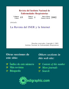 La Revista del INER y la Internet