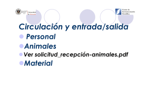 Circulación y entrada/salida