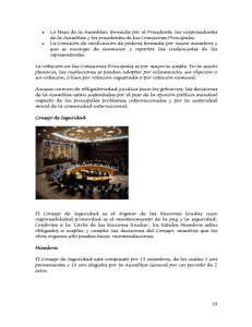 La Mesa de la Asamblea, formada por el Presidente, los