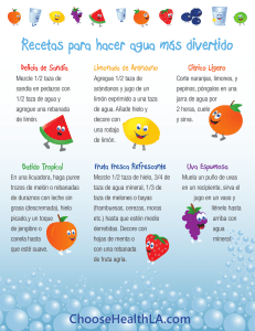 Recetas para hacer agua más divertido