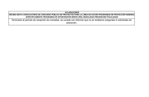 Terminado el período de recepción de consultas, se cumple con