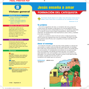Jesús enseña a amar
