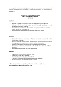 Por encargo de nuestro cliente, importante empresa transnacional