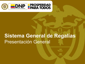 Sistema General de Regalías