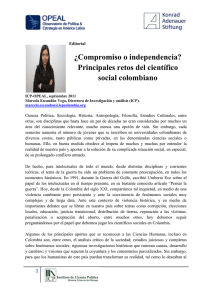 ¿Compromiso o independencia? Principales retos del científico