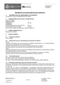 Covinan 100 mg/ml: Ficha Técnica Veterinaria