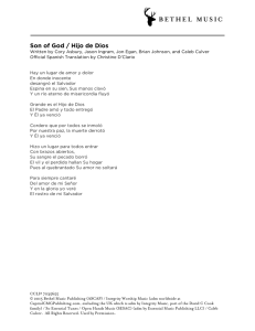 Son of God / Hijo de Dios