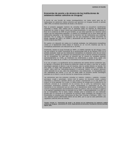 Economías de escala y de alcance de las instituciones de asistencia