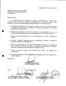 b) Inspeccione expendios de GLp para verificar el cumplimiento de