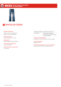 pantalon denim