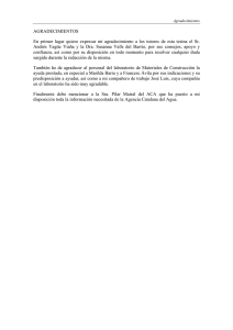 AGRADECIMIENTOS En primer lugar quiero expresar mi