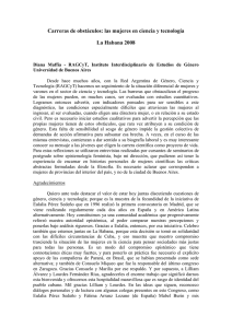 Carreras de obstáculos: las mujeres en ciencia y tecnología