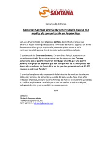 Empresas Santana desmiente tener vínculo alguno con medios de