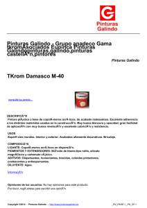 Pinturas Galindo - Grupo anadeco Gama tkrom Asociados Eupinca